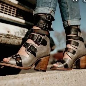 Freebird Bond Gladiator Sandal Stone Bootie